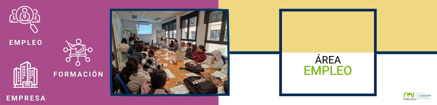 Área de empleo de Málaga Inclusiva COCEMFE: programas de orientación, formación e inclusión laboral