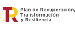 Logotipo de Plan de Recuperación, Transformación y Resiliencia, entidad que ha apoyado proyectos de Málaga Inclusiva COCEMFE